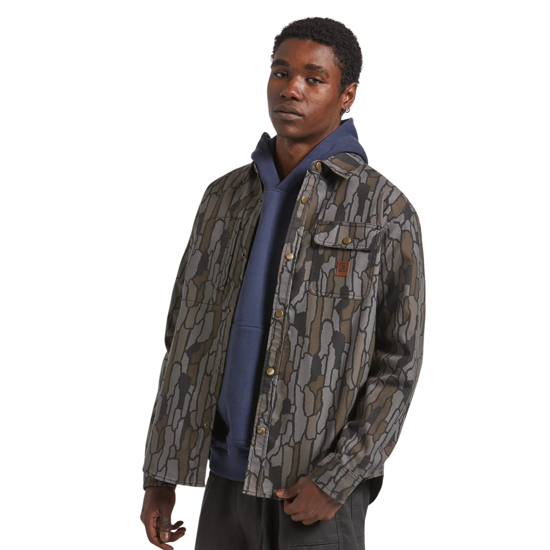 Brixton Men's Builders Stretch Long Sleeve Over Shirt