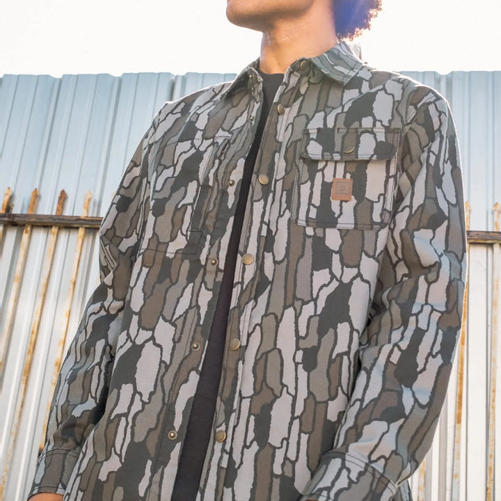 Brixton Men's Builders Stretch Long Sleeve Over Shirt