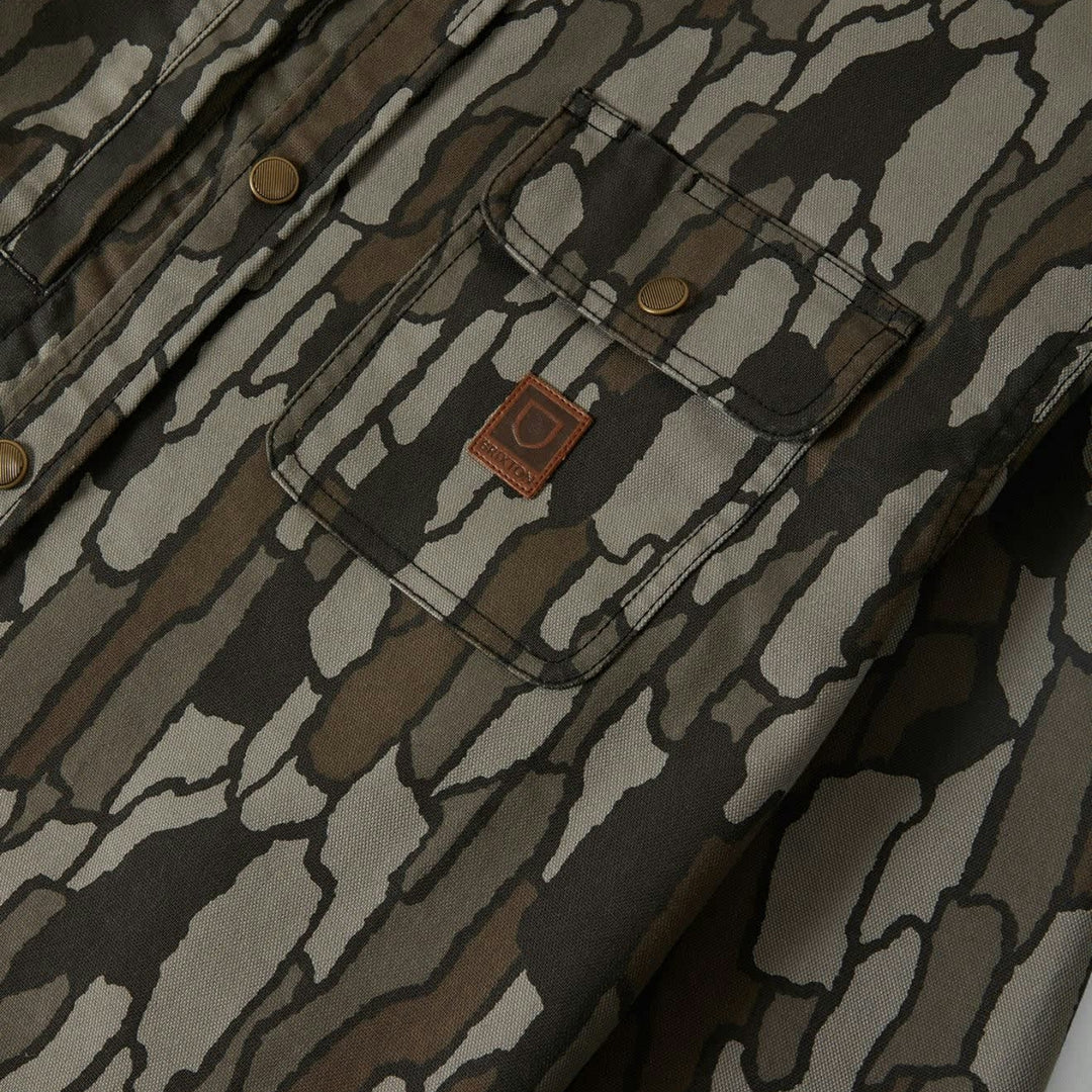 Brixton Men's Builders Stretch Long Sleeve Over Shirt