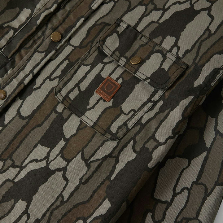 Brixton Men's Builders Stretch Long Sleeve Over Shirt