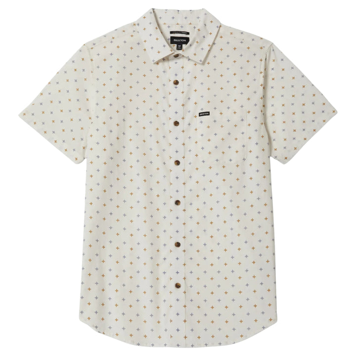 Brixton Men's Charter Print Short Sleeve Shirt