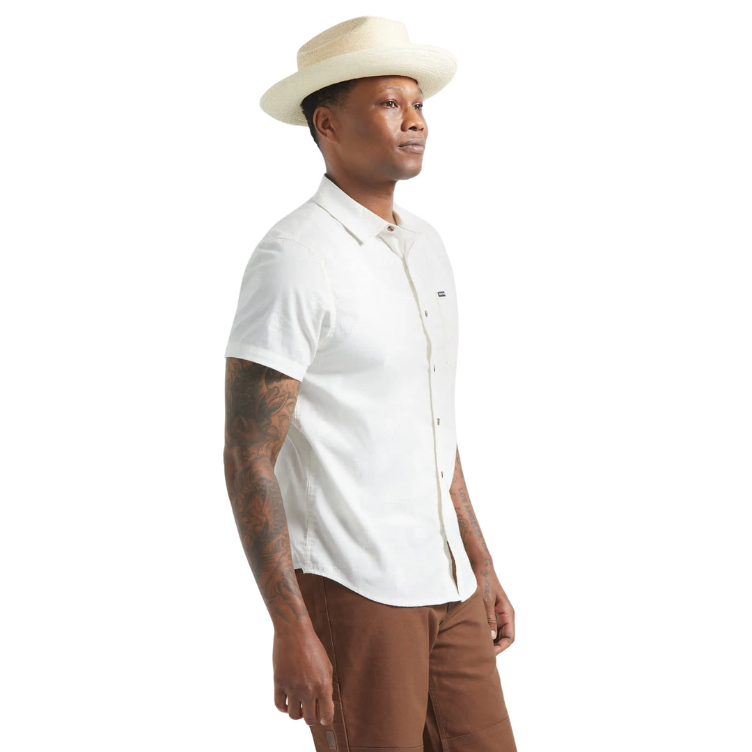 Brixton Men's Charter Print Short Sleeve Shirt