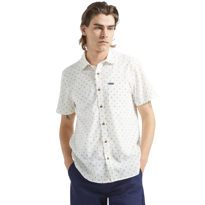 Brixton Men's Charter Print Short Sleeve Shirt