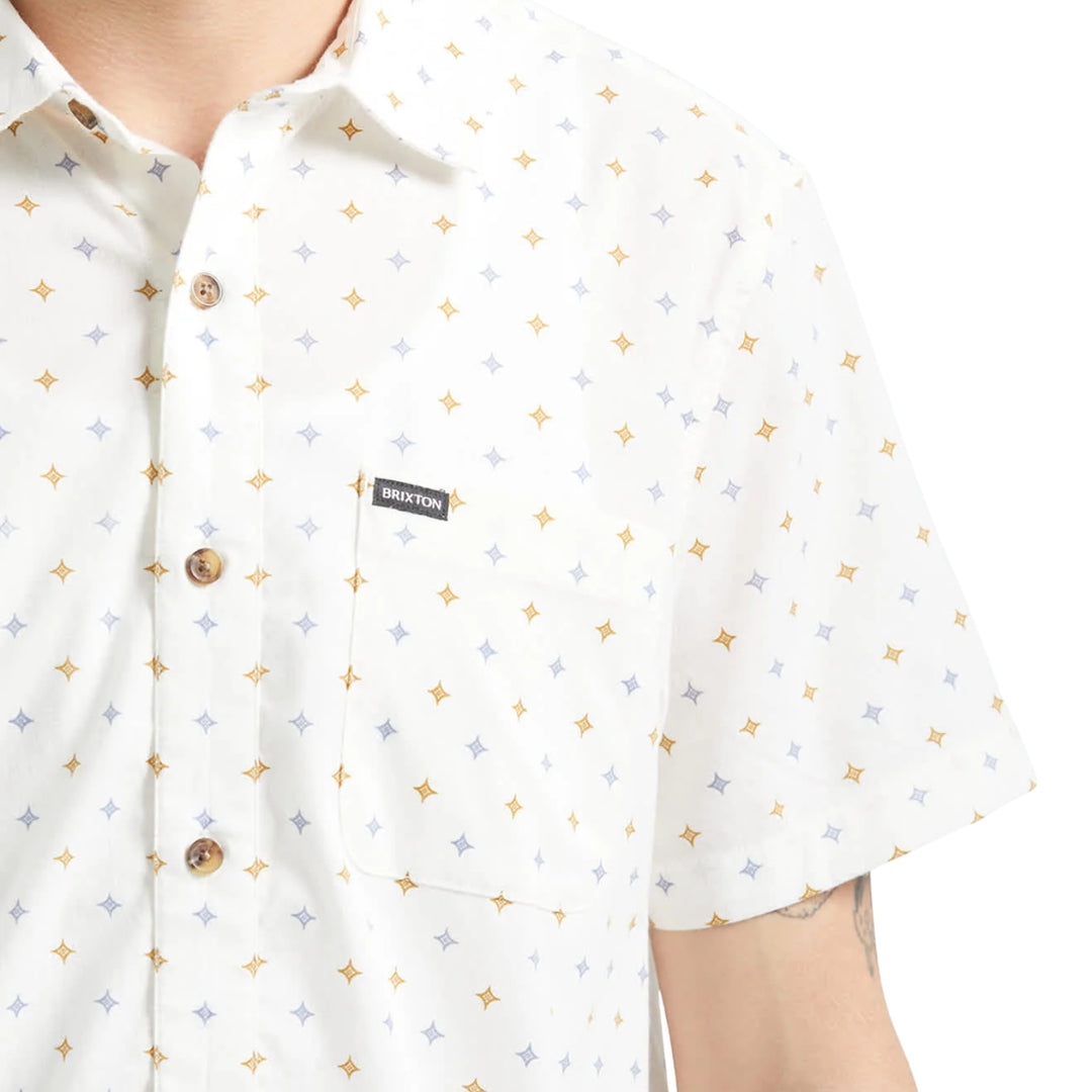 Brixton Men's Charter Print Short Sleeve Shirt
