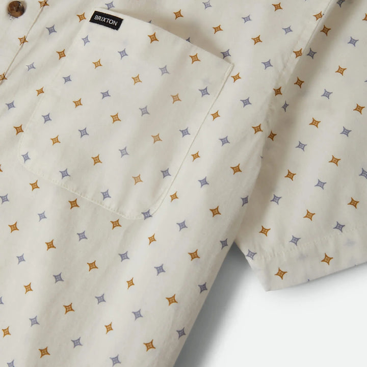 Brixton Men's Charter Print Short Sleeve Shirt