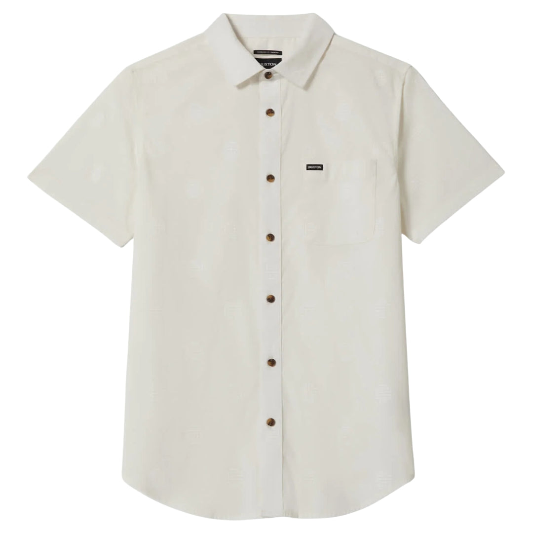 Brixton Men's Charter Print Short Sleeve Shirt