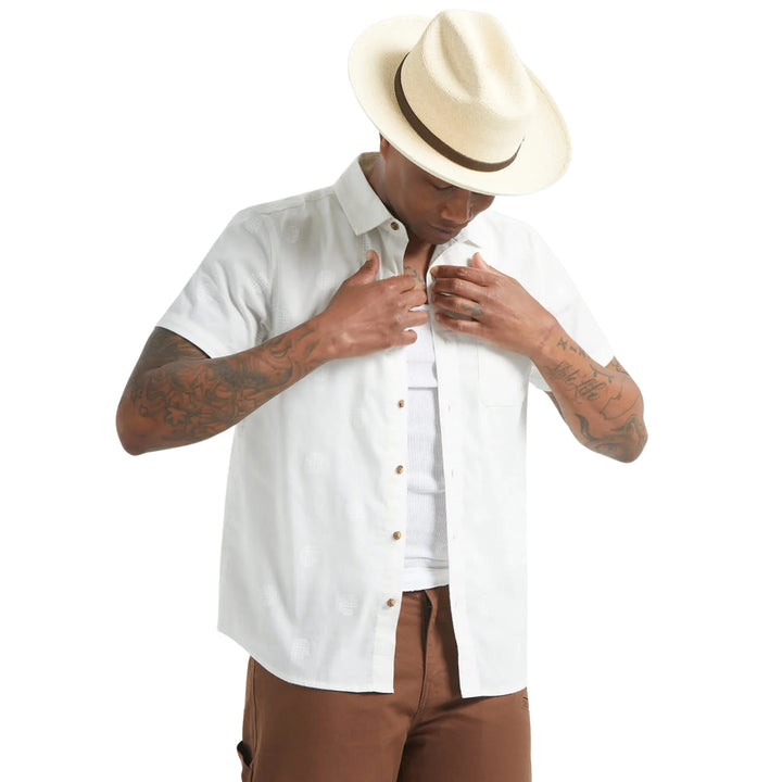 Brixton Men's Charter Print Short Sleeve Shirt