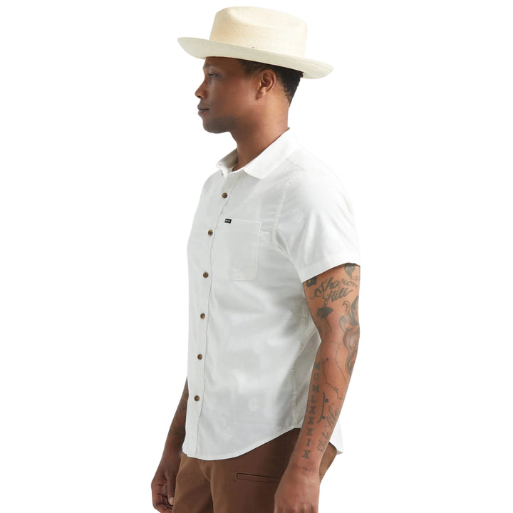 Brixton Men's Charter Print Short Sleeve Shirt