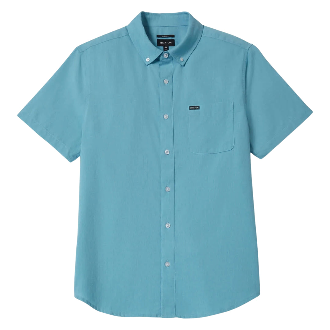 Brixton Men's Sanford Oxford Short Sleeve Shirt