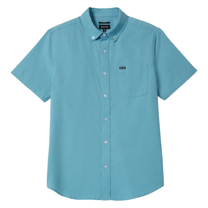 Brixton Men's Sanford Oxford Short Sleeve Shirt