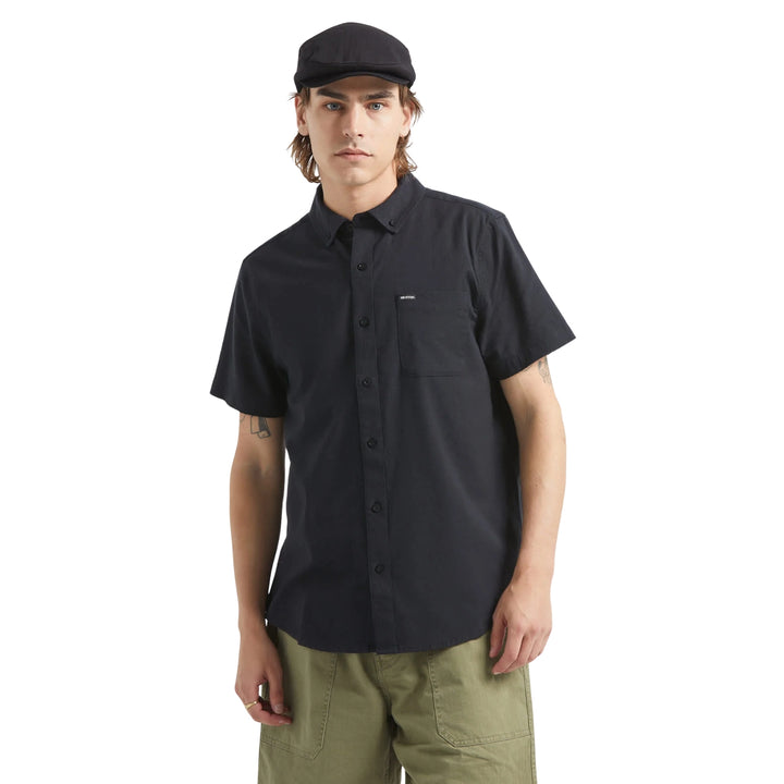 Brixton Men's Sanford Oxford Short Sleeve Shirt