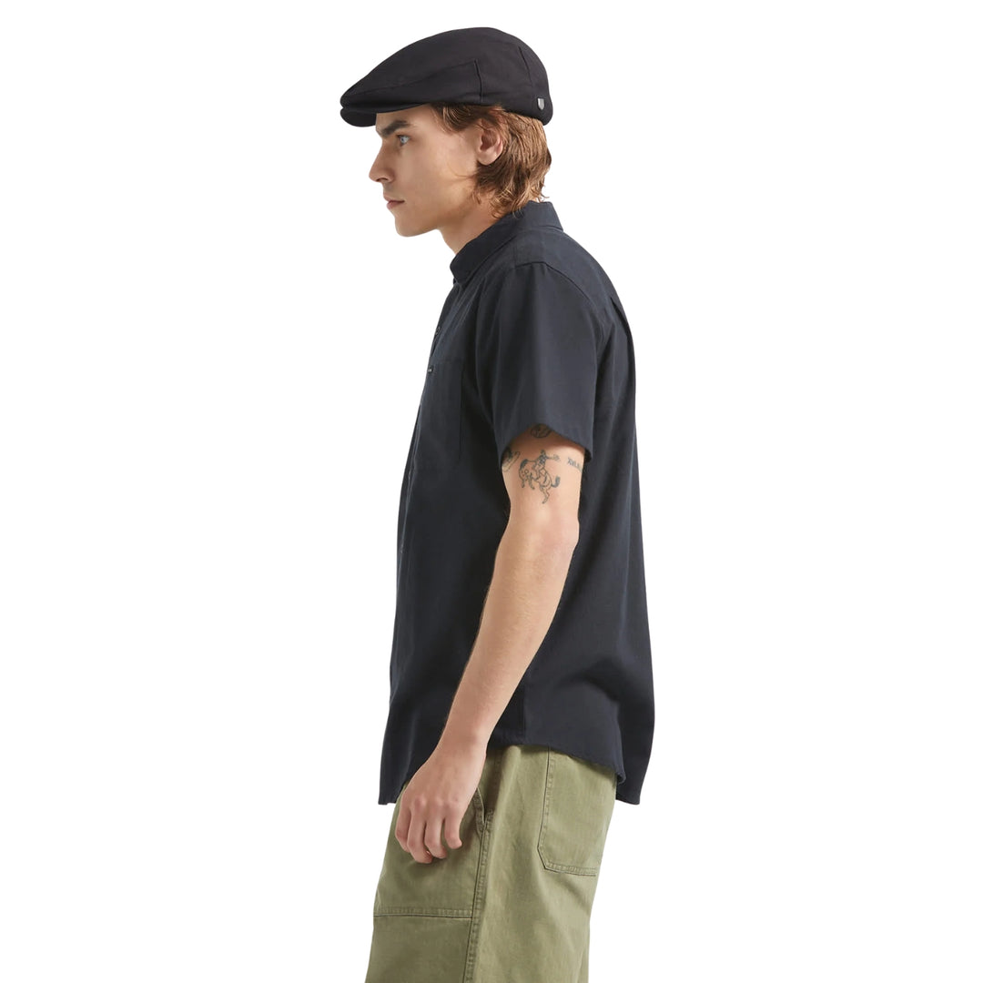 Brixton Men's Sanford Oxford Short Sleeve Shirt