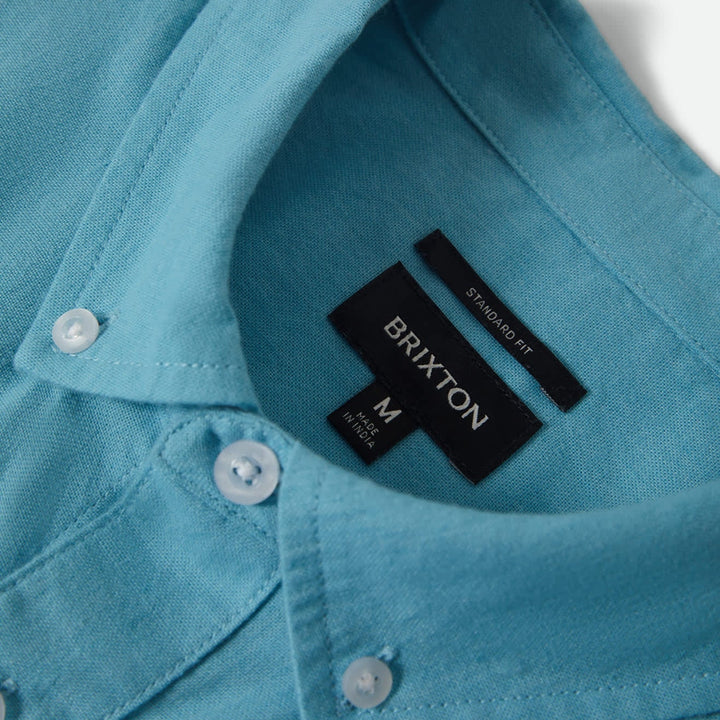 Brixton Men's Sanford Oxford Short Sleeve Shirt