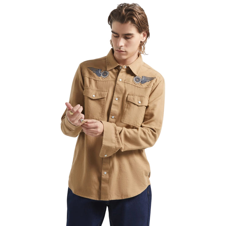 Brixton Men's Waylon Lightweight Overshirt