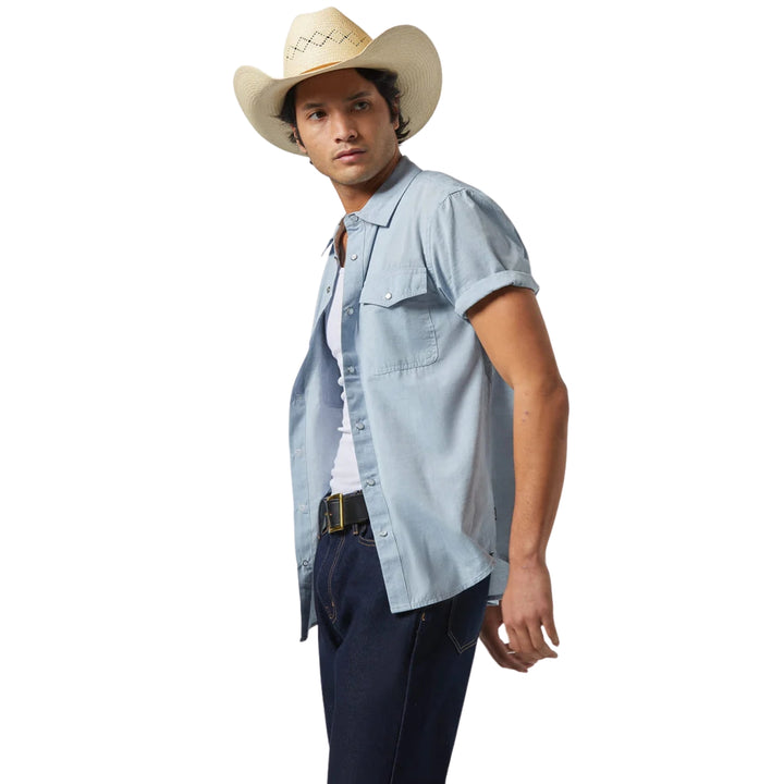 Brixton Men's Wayne Collection Short Sleeve Woven Shirts