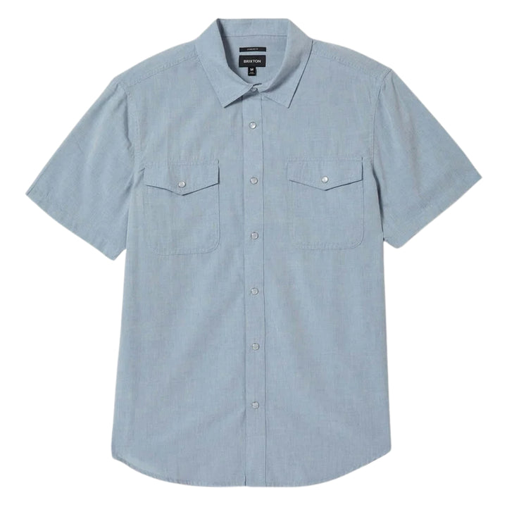 Brixton Men's Wayne Collection Short Sleeve Woven Shirts