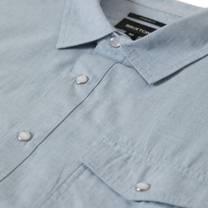 Brixton Men's Wayne Collection Short Sleeve Woven Shirts