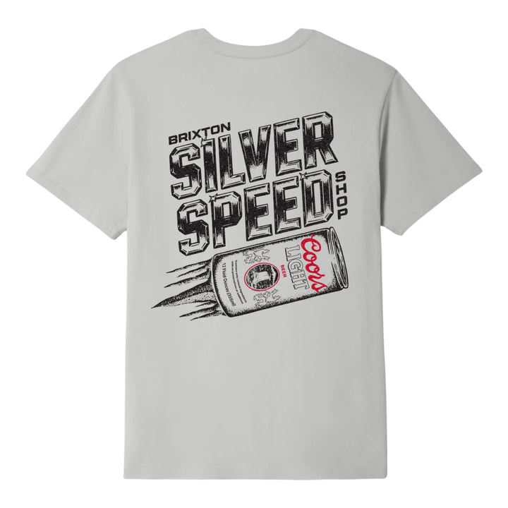 Brixton x Coors Light Men's Silver Speed Standard T-Shirt