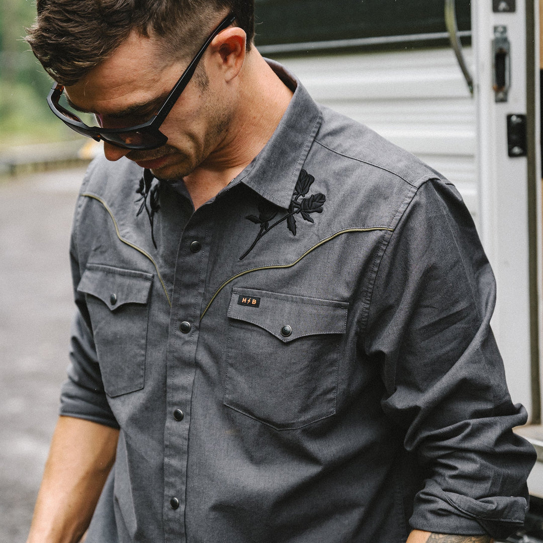 Howler Bros Crosscut Deluxe Longsleeve Snapshirt | Men's