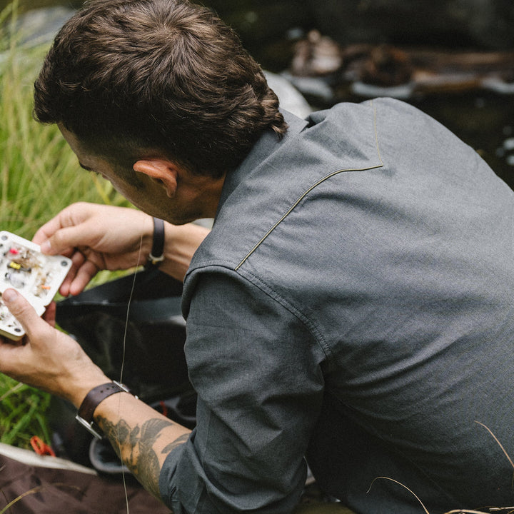 Howler Bros Crosscut Deluxe Longsleeve Snapshirt | Men's