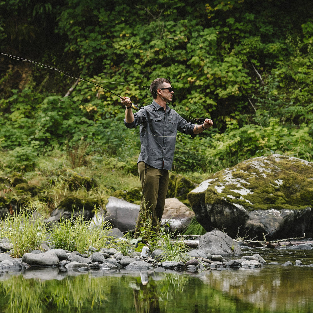 Howler Bros Crosscut Deluxe Longsleeve Snapshirt | Men's