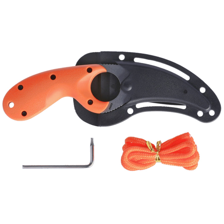 CRKT Bear Claw™| Fixed Blade Orange w/Veff Serrations