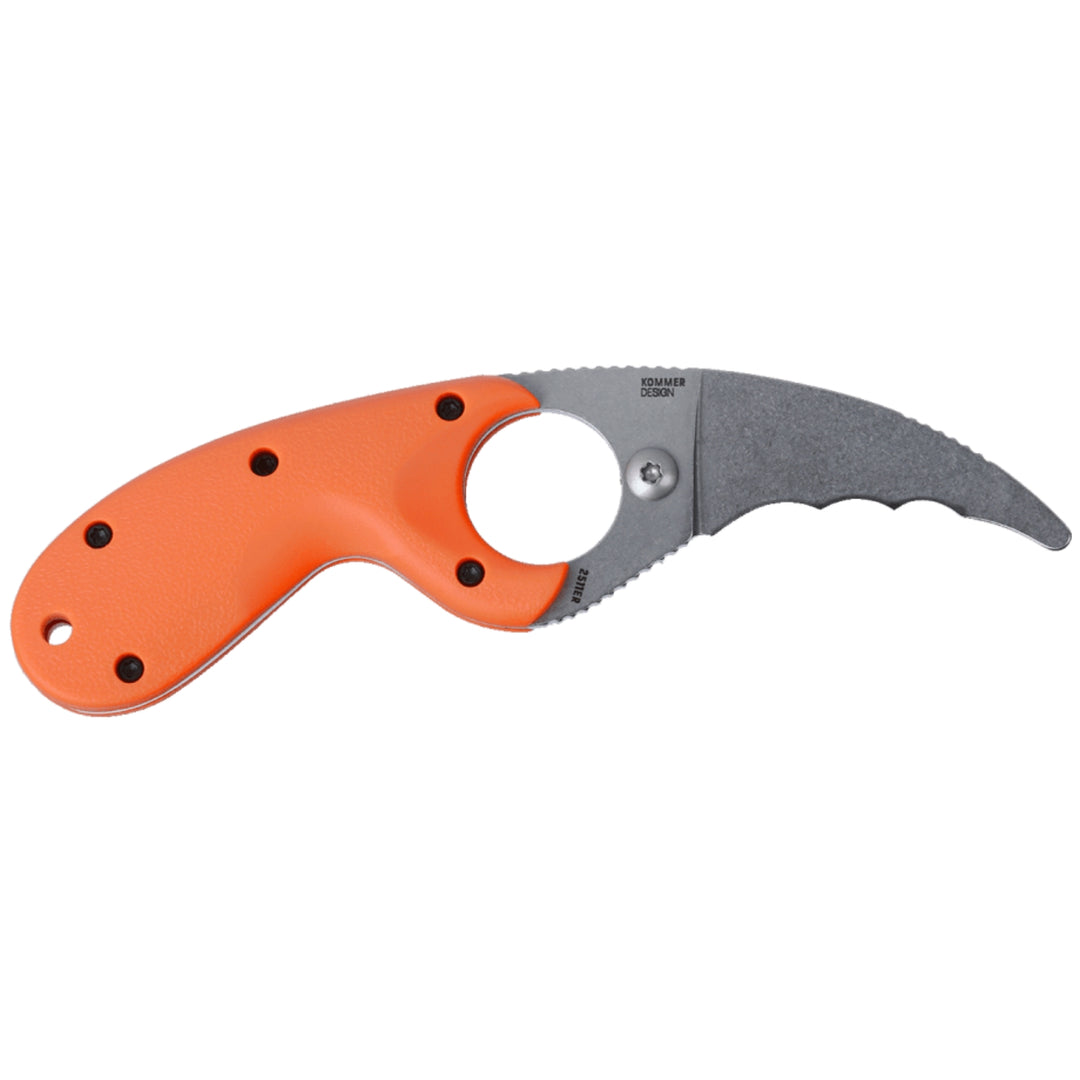 CRKT Bear Claw™| Fixed Blade Orange w/Veff Serrations