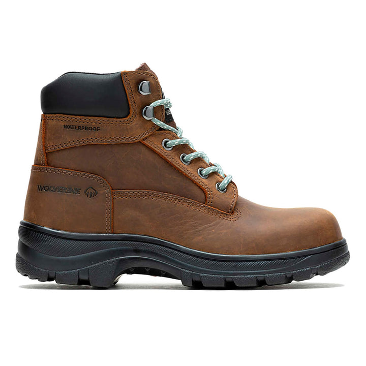 Wolverine Carlsbad Steel Toe Sudan Brown Work Boot (W241012) | Women's