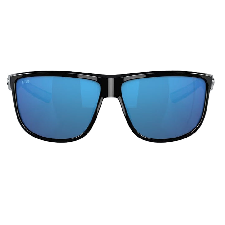 Costa Del Mar Rincondo 06S9010 Shiny Black Frame / Blue Mirror 580G Lens