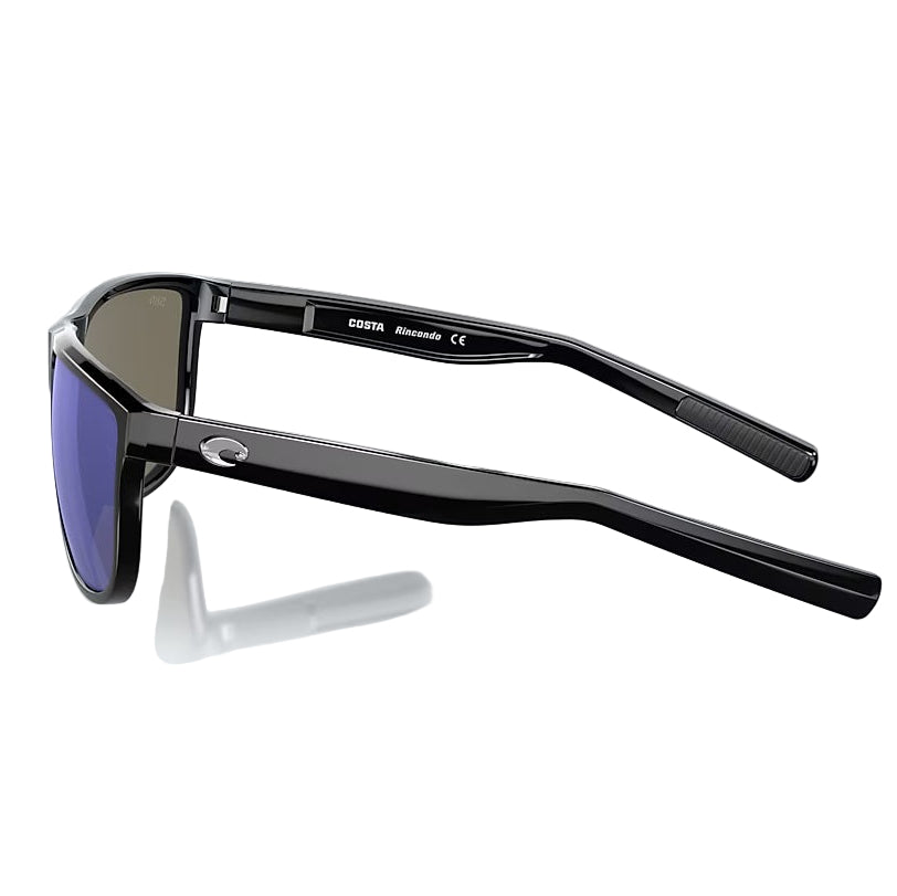 Costa Del Mar Rincondo 06S9010 Shiny Black Frame / Blue Mirror 580G Lens