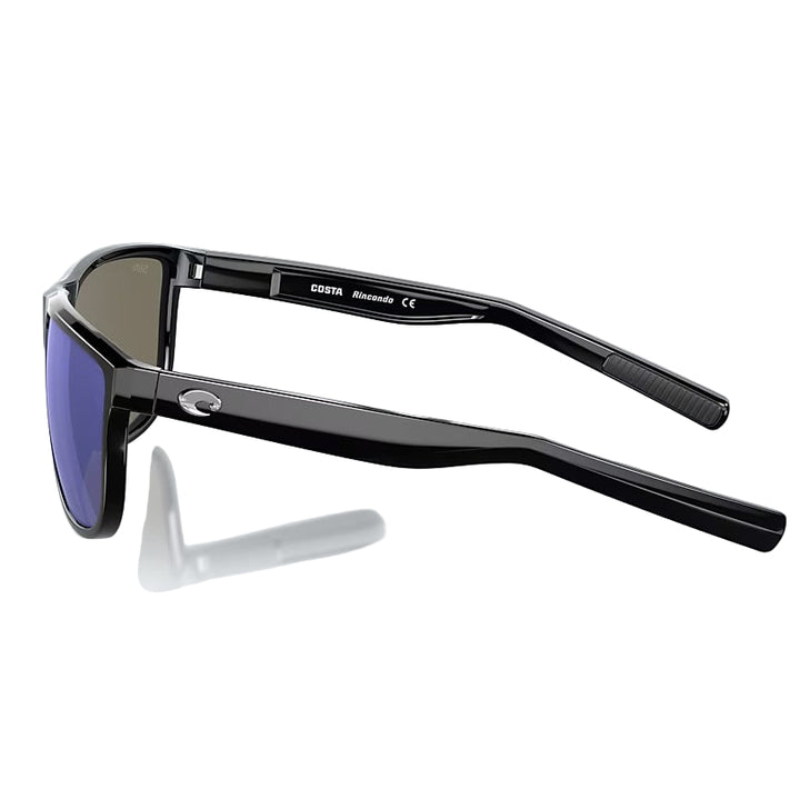 Costa Del Mar Rincondo 06S9010 Shiny Black Frame / Blue Mirror 580G Lens