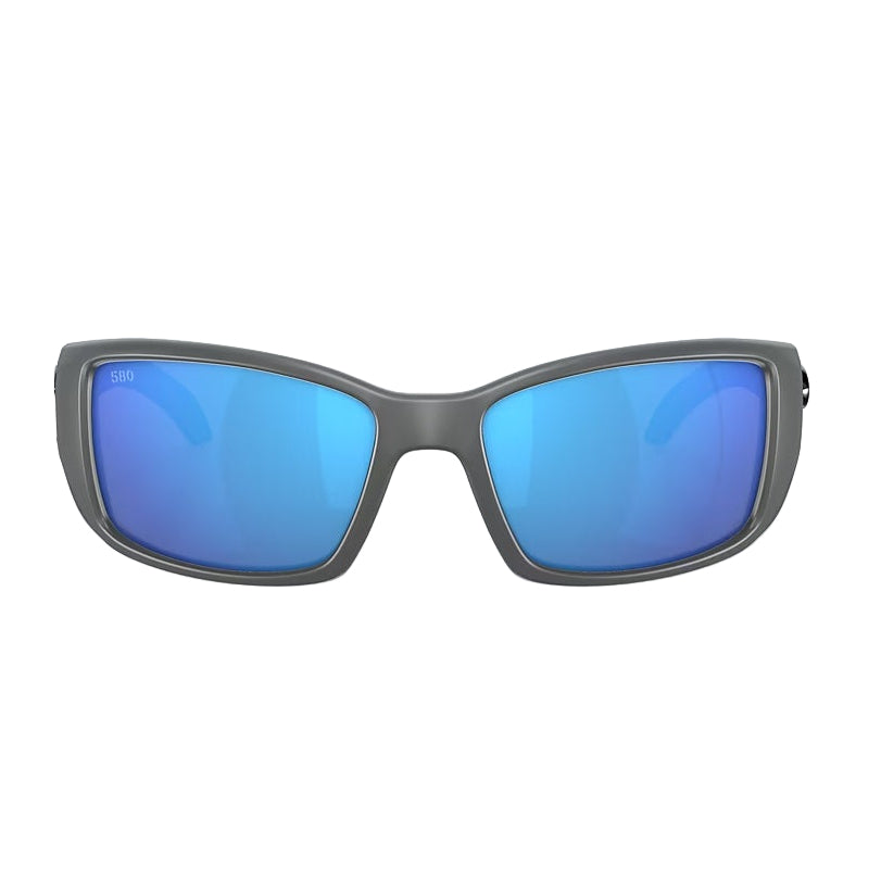 Costa Del Mar Blackfin 06S9014 Matte Gray Frame / Blue Mirror 580G Lens