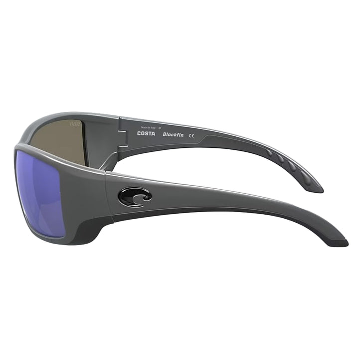 Costa Del Mar Blackfin 06S9014 Matte Gray Frame / Blue Mirror 580G Lens