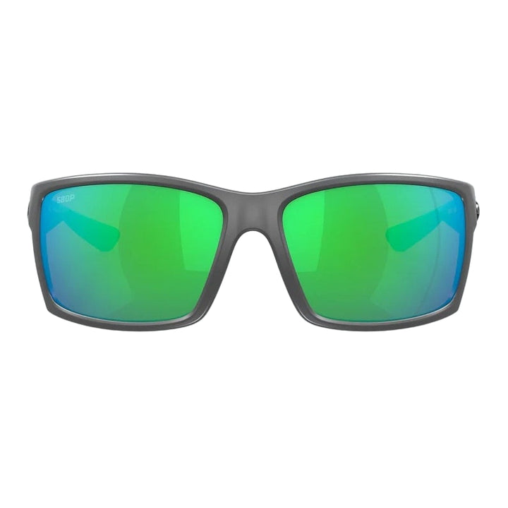 Costa Del Mar Reefton 06S9007 Matte Gray Frame / Green Mirror 580P Lens