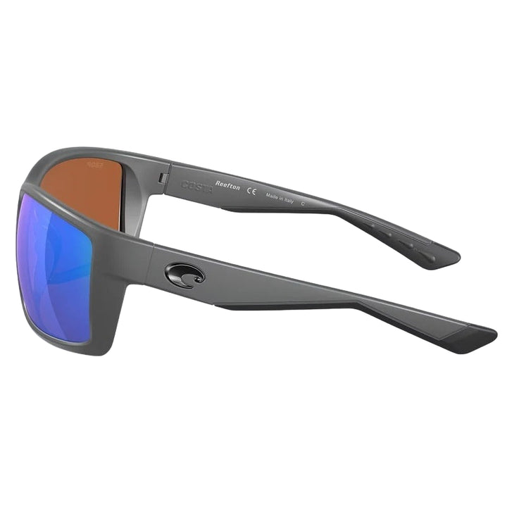 Costa Del Mar Reefton 06S9007 Matte Gray Frame / Green Mirror 580P Lens