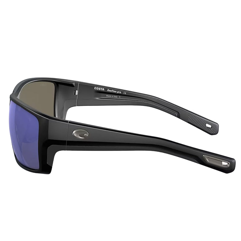 Costa Del Mar Reefton Pro 06S9080 Black Frame / Blue Mirror 580G Lens