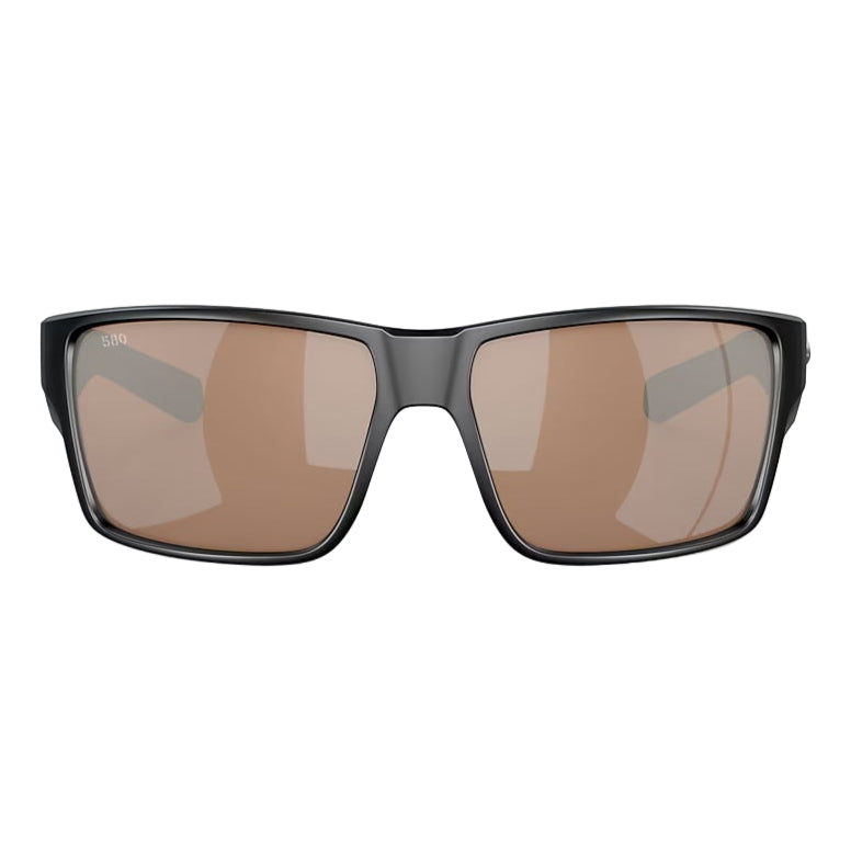 Costa Del Mar Reefton Pro 06S9080 Black Frame / Copper Silver Mirror 580G Lens