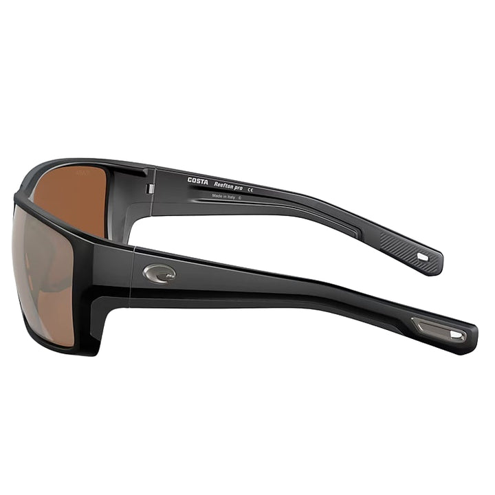 Costa Del Mar Reefton Pro 06S9080 Black Frame / Copper Silver Mirror 580G Lens