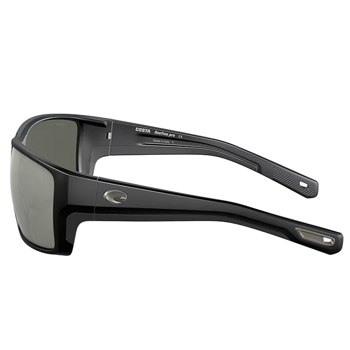 Costa Reefton Pro Costa Del Mar Reefton Pro 06S9080 Black Frame / Gray Silver Mirror 580G LensBlack Frame l Gray Silver Mirror 580G Lens