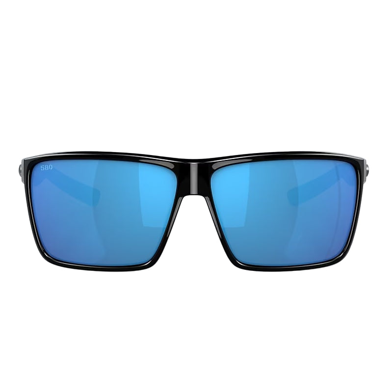 Costa Del Mar Rincon 06S9018 Shiny Black Frame / Blue Mirror Lens