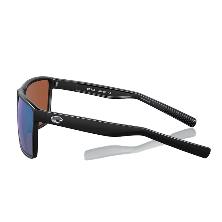 Costa Del Mar Rincon 06S9018 Black Frame / Green Polarized Mirror Glass 580G
