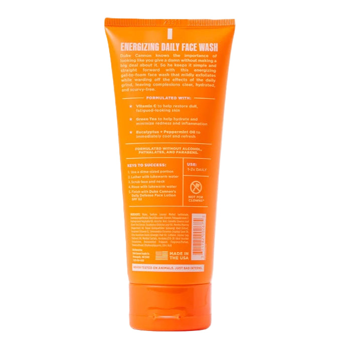 Duke Cannon Energizing Daily Face Wash