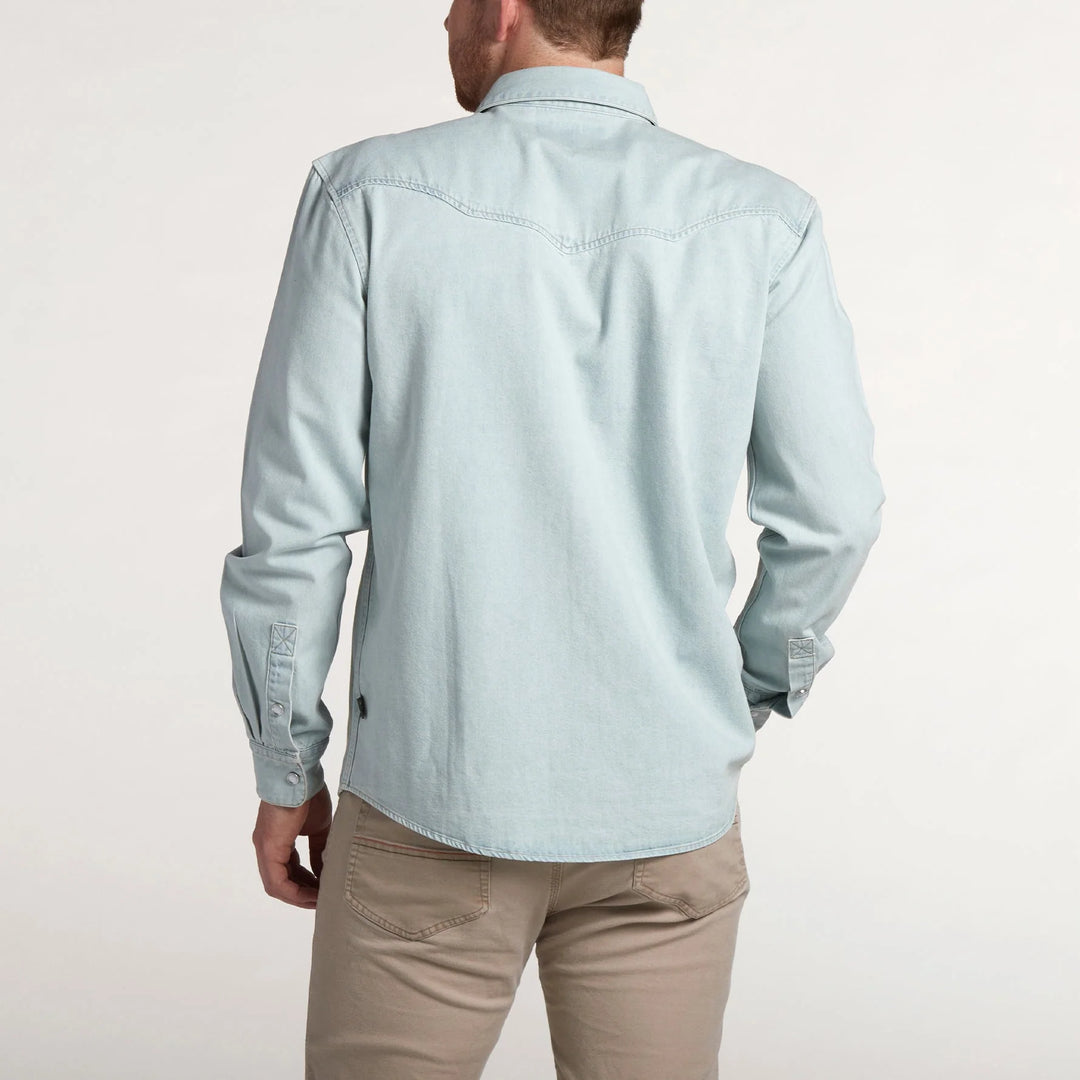 Howler Bros Dust Up Denim Longsleeve Snapshirt | Men's