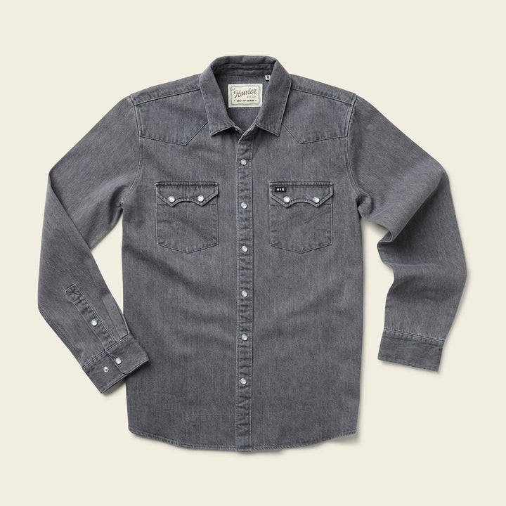 Howler Bros Dust Up Denim Longsleeve Snapshirt | Men's