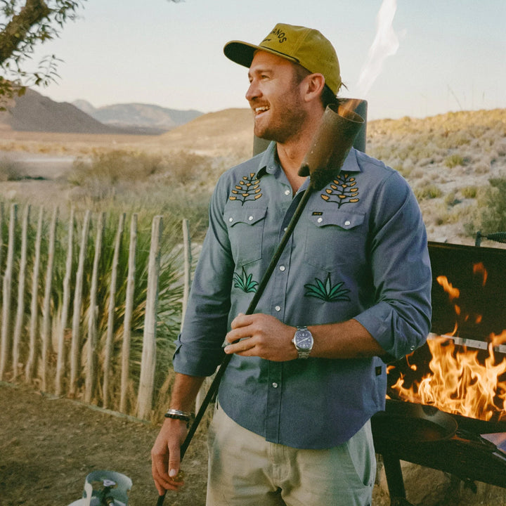 Howler Bros Crosscut Deluxe Longsleeve Snapshirt | Men's