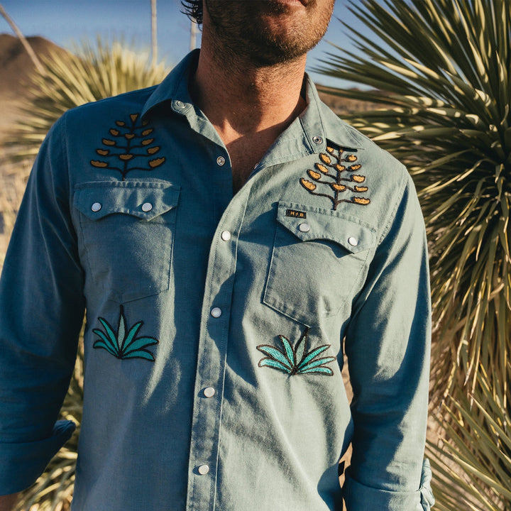 Howler Bros Crosscut Deluxe Longsleeve Snapshirt | Men's