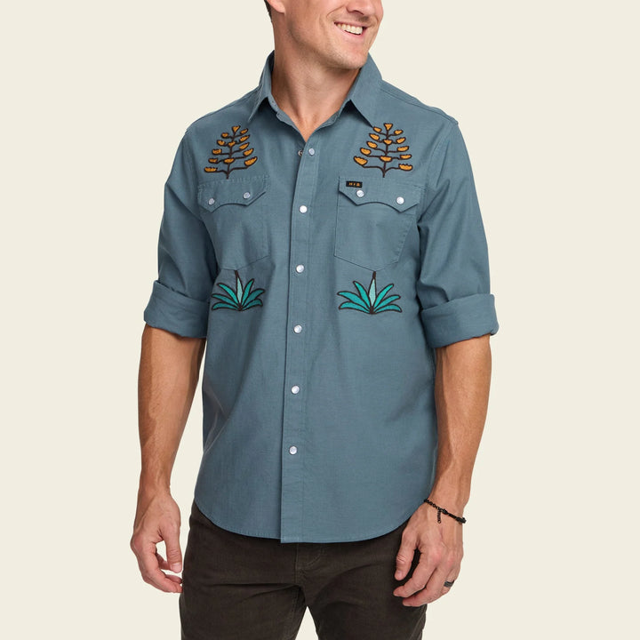 Howler Bros Crosscut Deluxe Longsleeve Snapshirt | Men's
