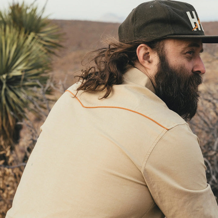 Howler Bros Crosscut Deluxe Longsleeve Snapshirt | Men's