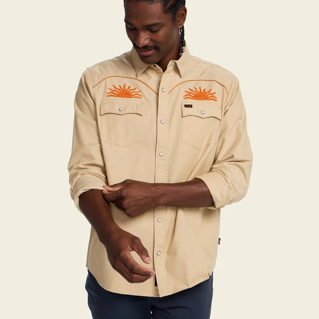 Howler Bros Crosscut Deluxe Longsleeve Snapshirt | Men's
