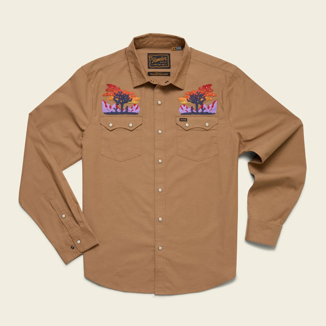 Howler Bros Crosscut Deluxe Longsleeve Snapshirt | Men's
